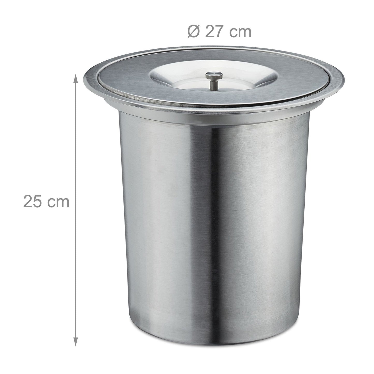 Stainless Steel Bin 8L