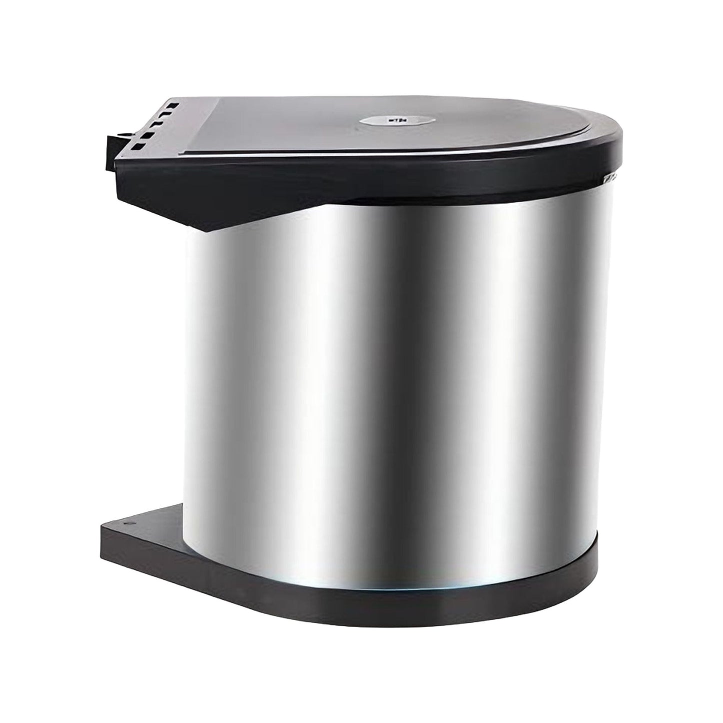 Stainless Steel Built-In Swing-Lid Kitchen Bin