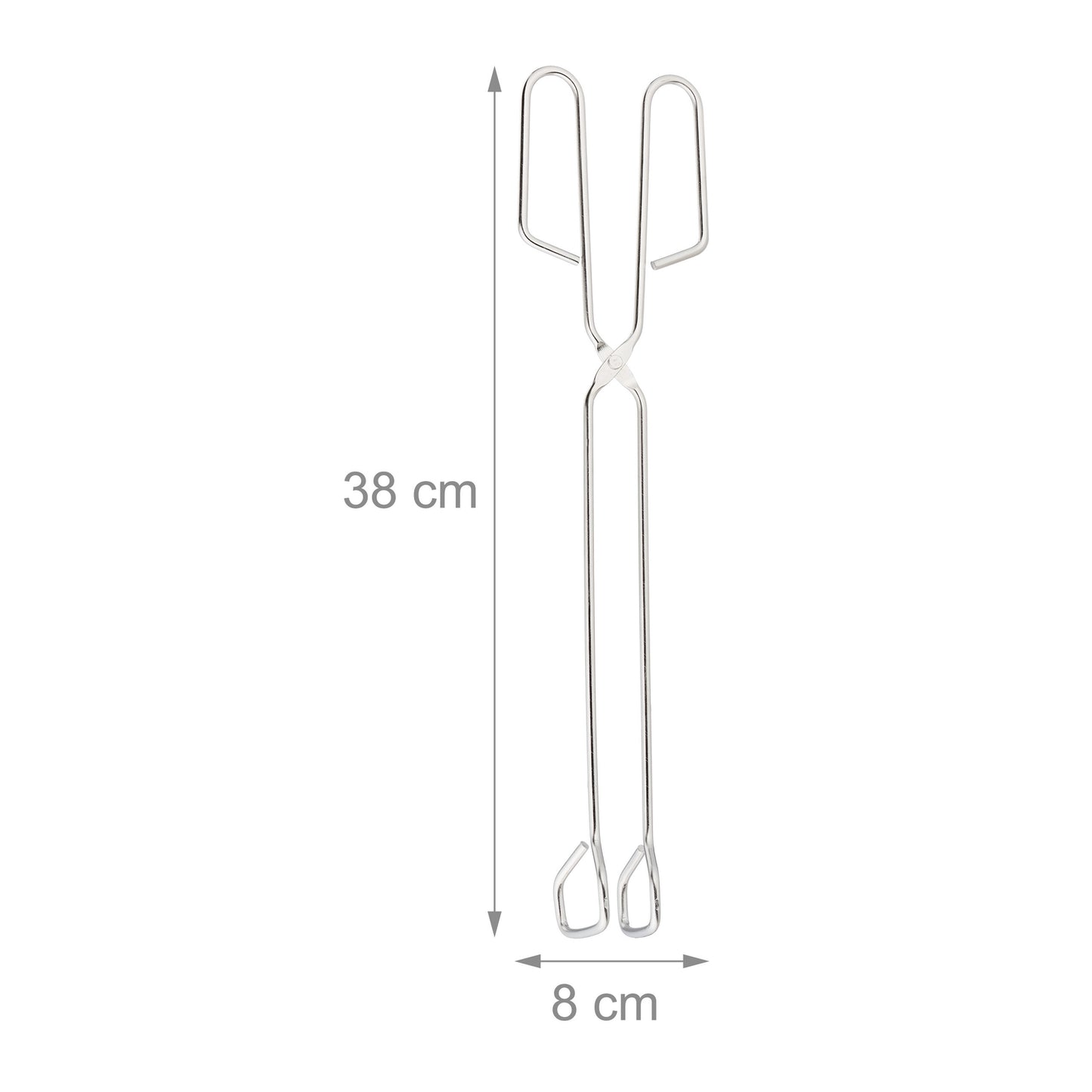 Stainless Steel Cooking Tongs Set of 3 for BBQ & Grill