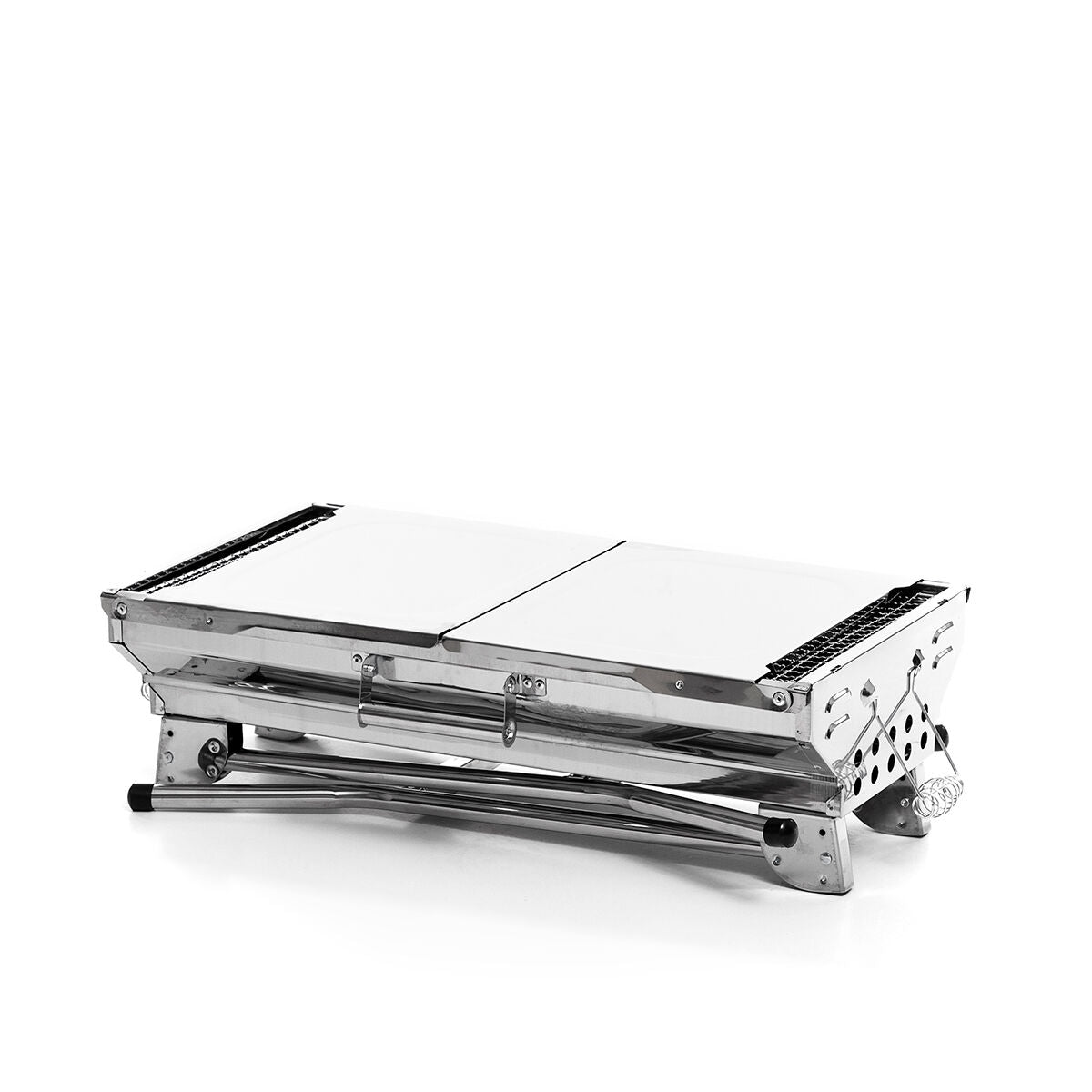 Stainless Steel Foldable Charcoal BBQ ExelQ InnovaGoods