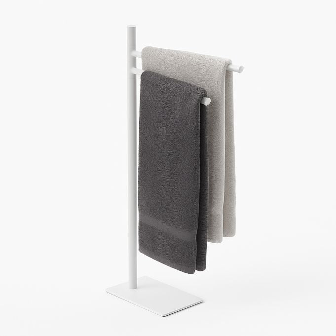 Stainless Steel Freestanding Towel Rack, 2 Arms