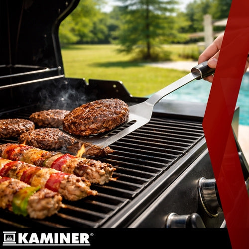 Stainless Steel Grill Tool Set with Case – 3 Pieces
