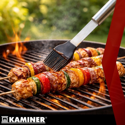 Stainless Steel Grill Tool Set with Case – 3 Pieces