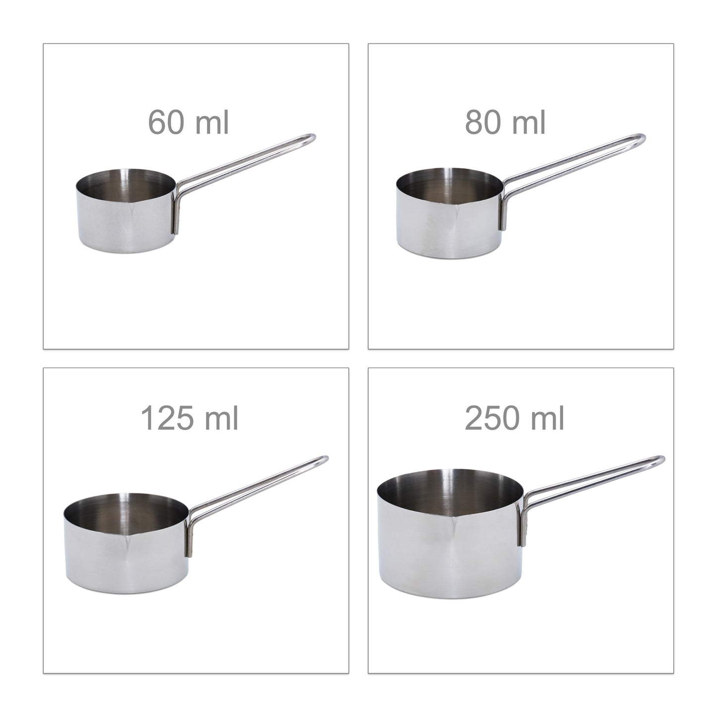 Stainless Steel Measuring Cup Set