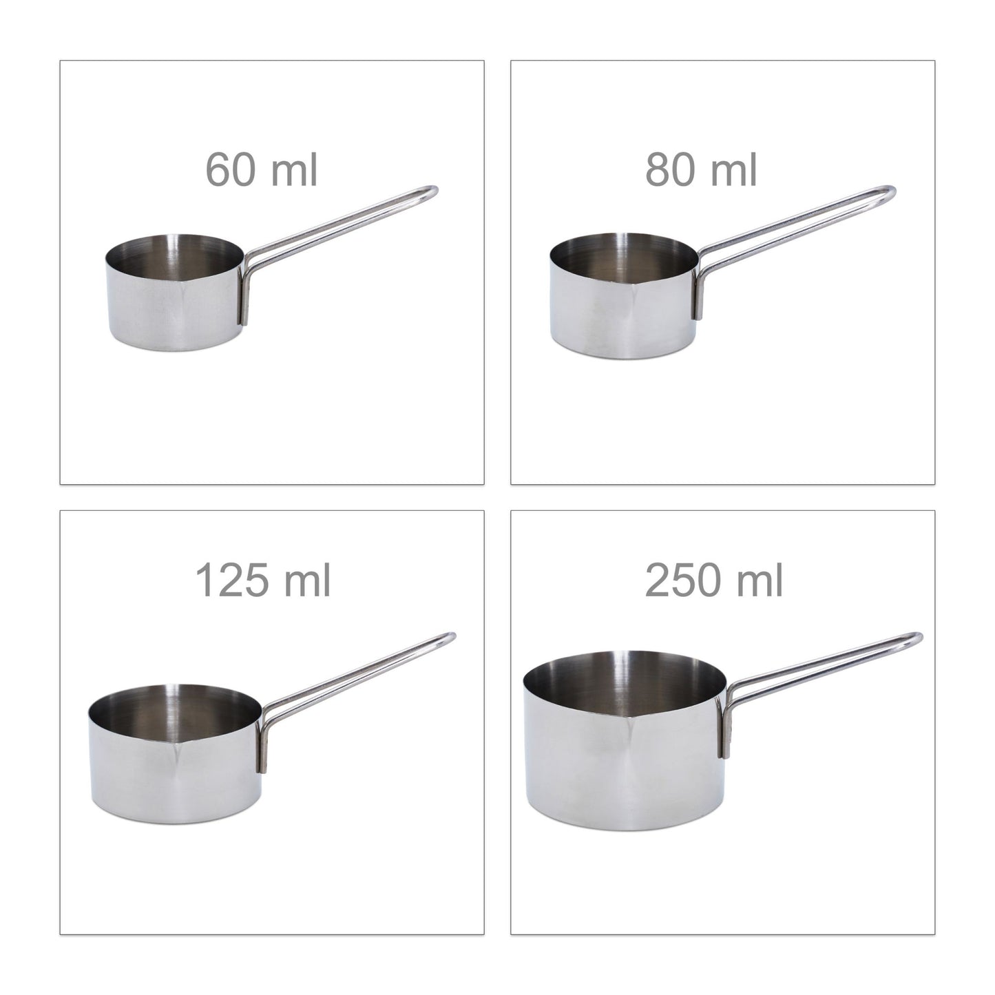 Stainless Steel Measuring Cup Set