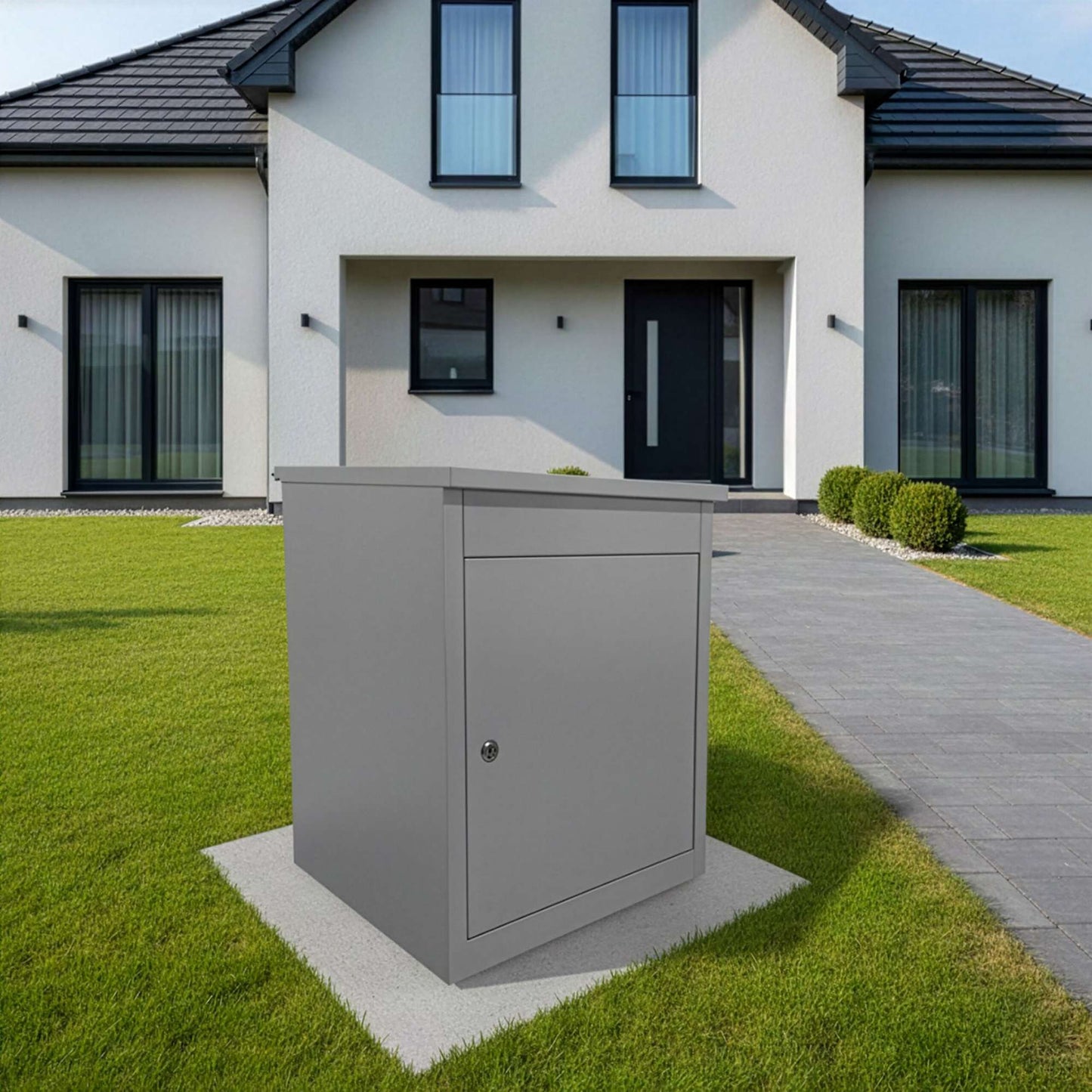 Stainless Steel Parcel Box – Wall/Floor Mountable