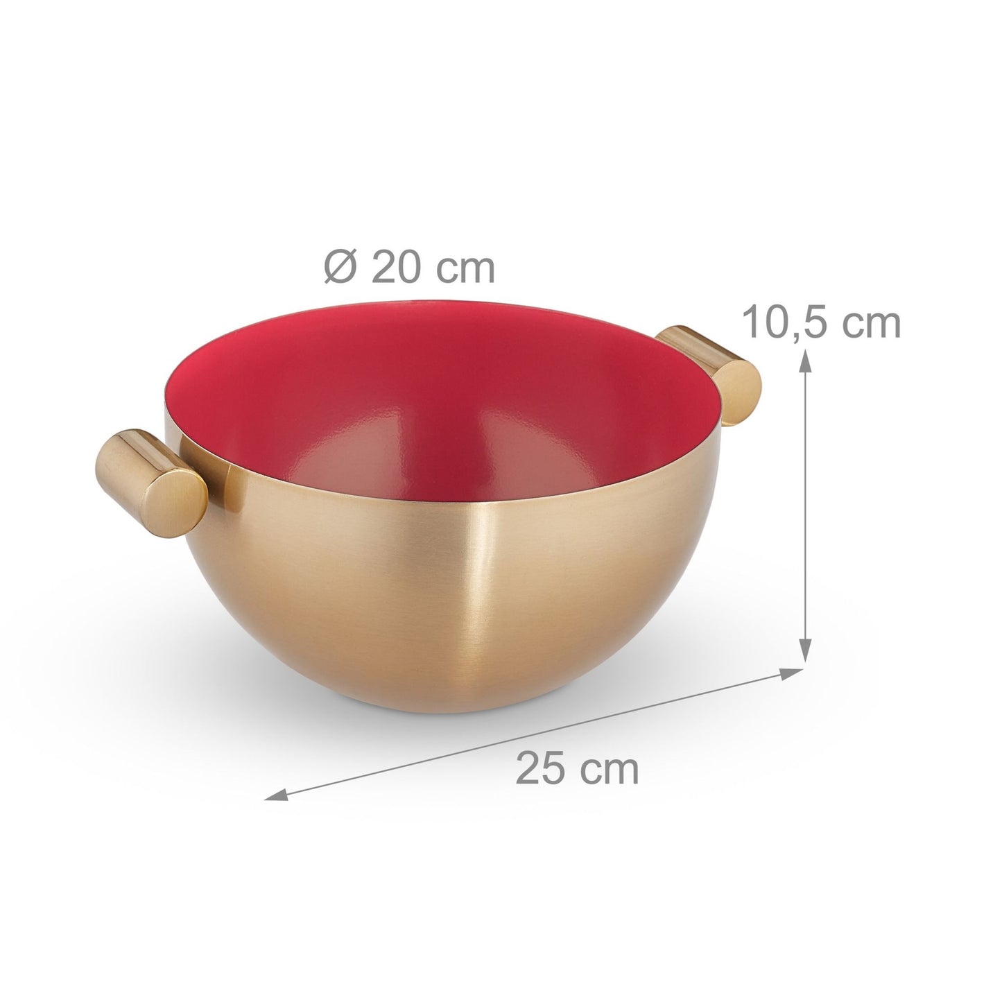 Stainless Steel Serving Bowl Gold