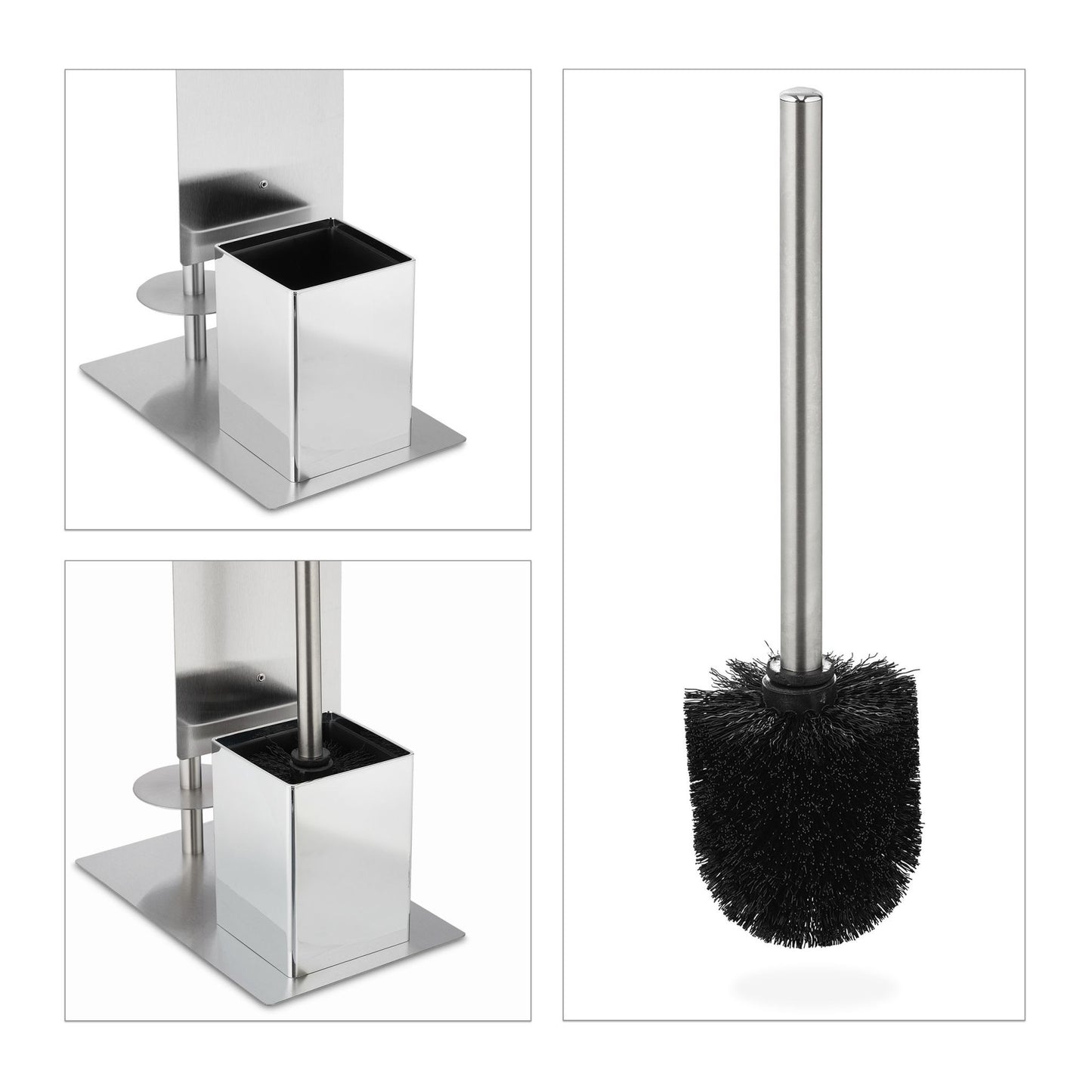 Stainless Steel Toilet Set with Tray