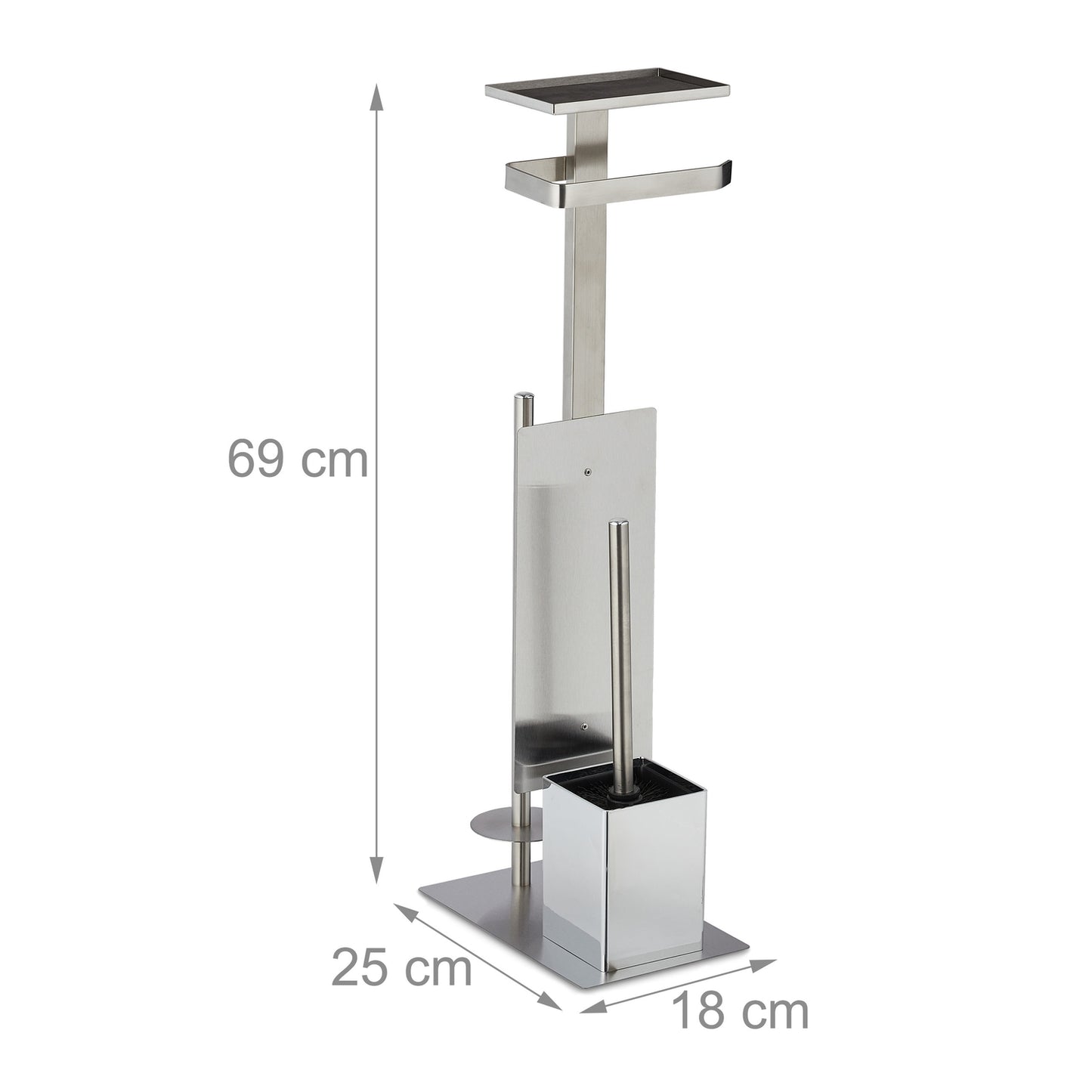 Stainless Steel Toilet Set with Tray