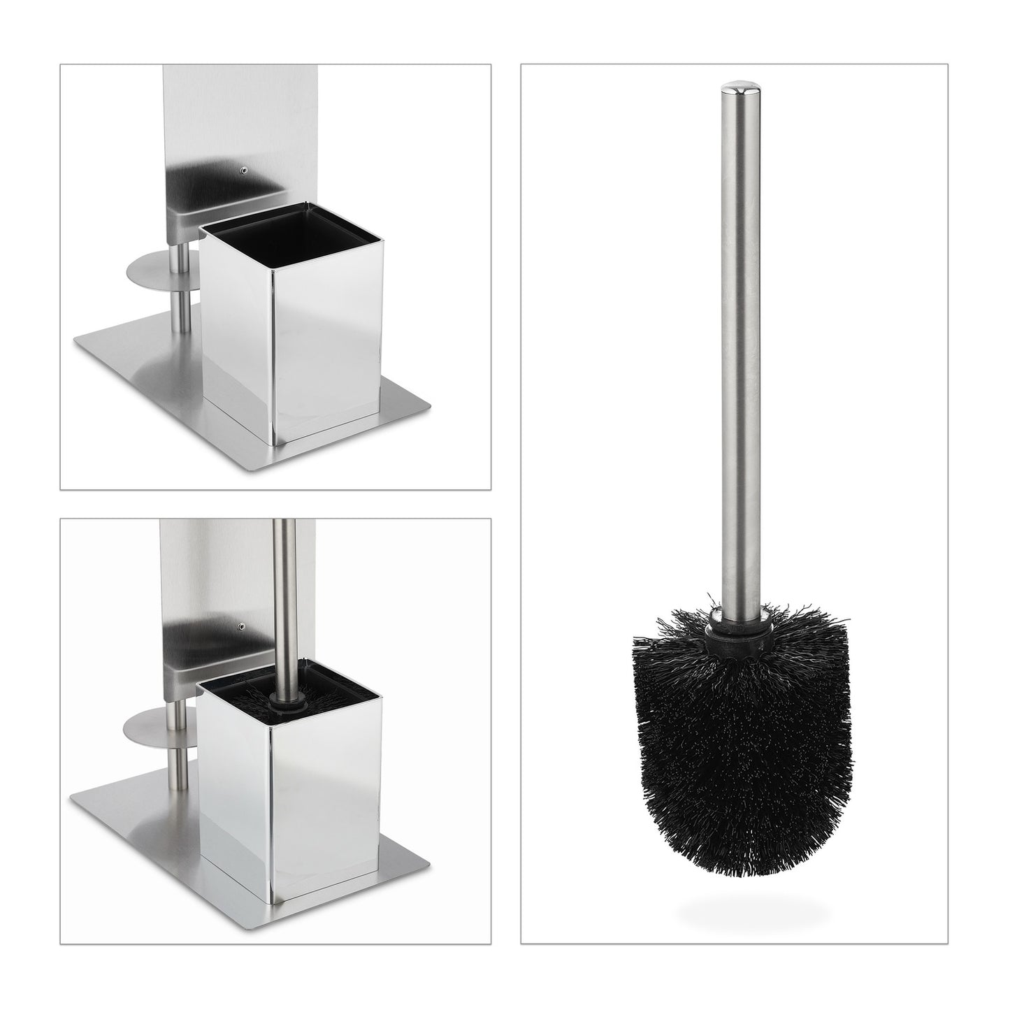 Stainless Steel Toilet Set with Tray