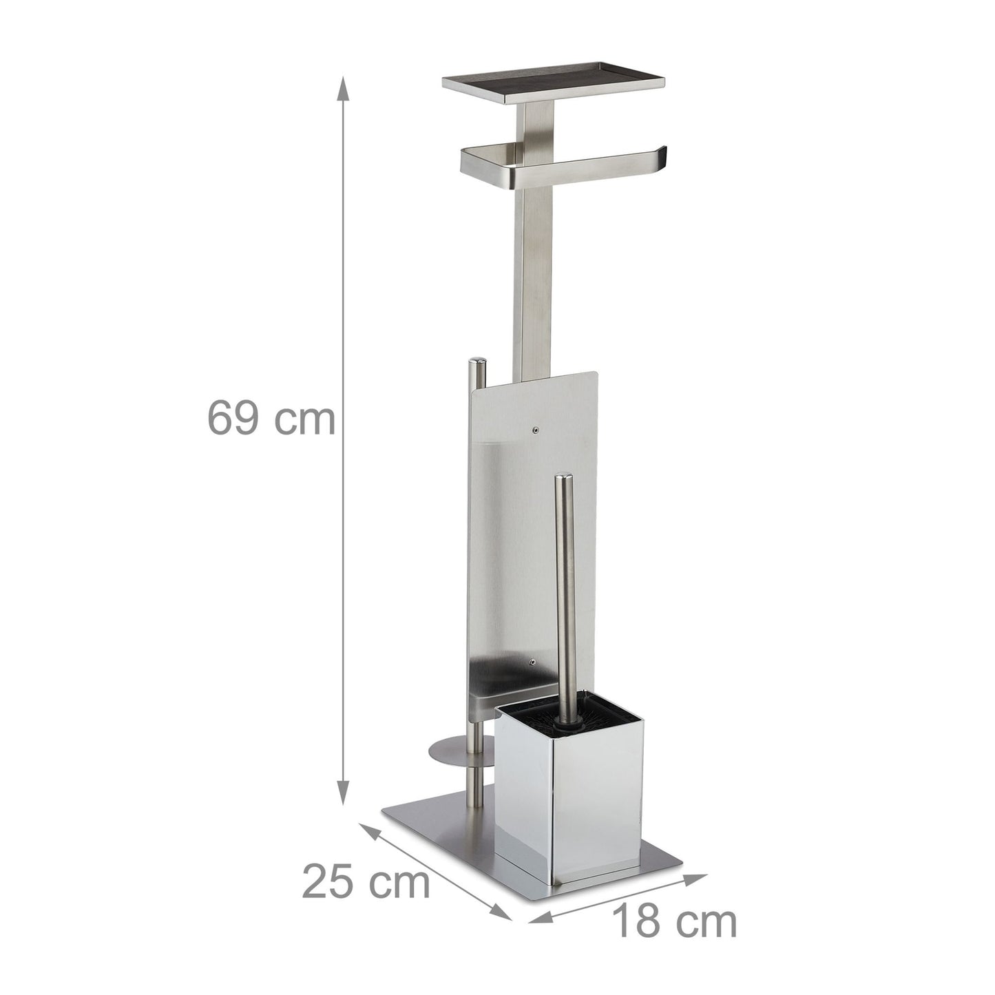 Stainless Steel Toilet Set with Tray