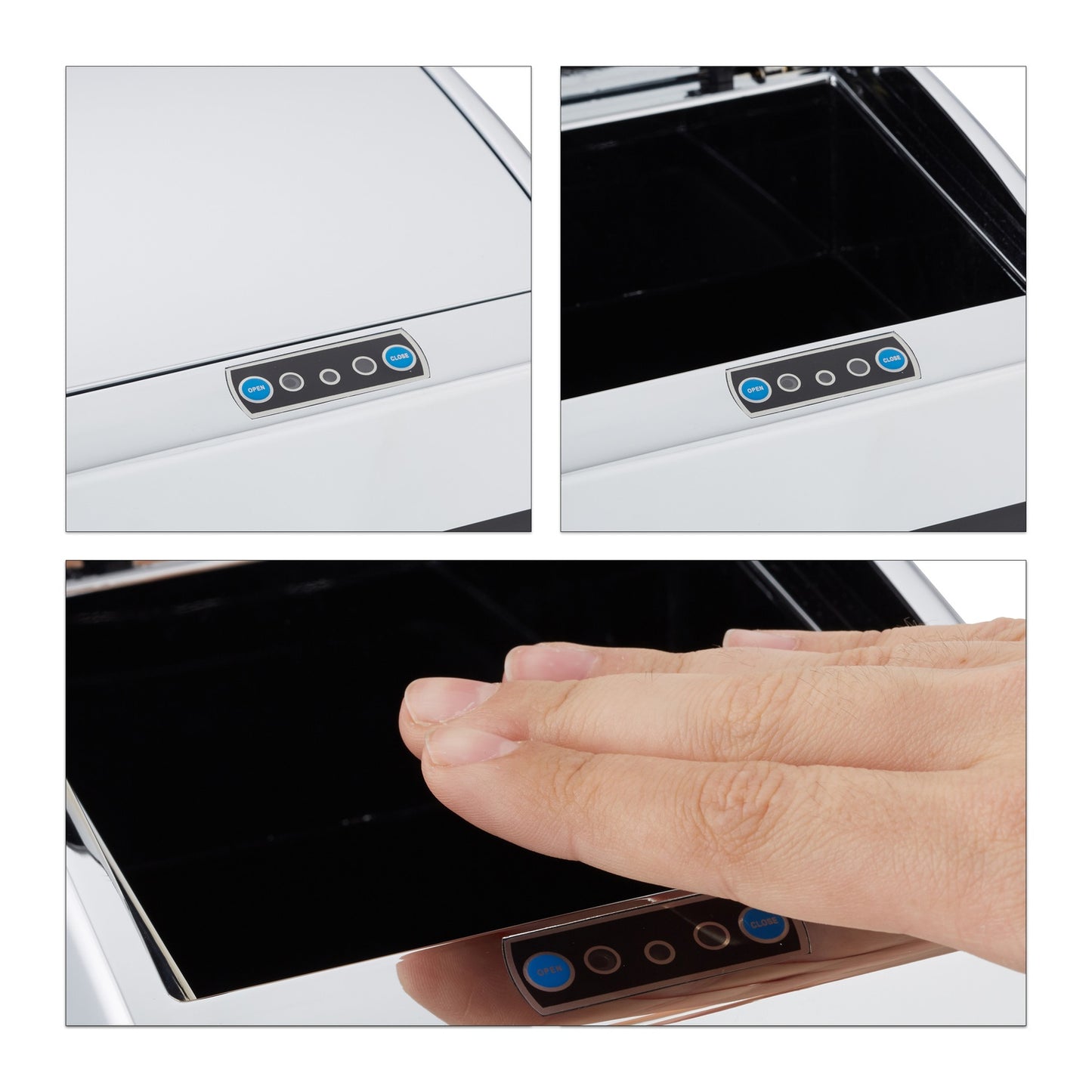 Stainless Steel Waste Bin with Sensor