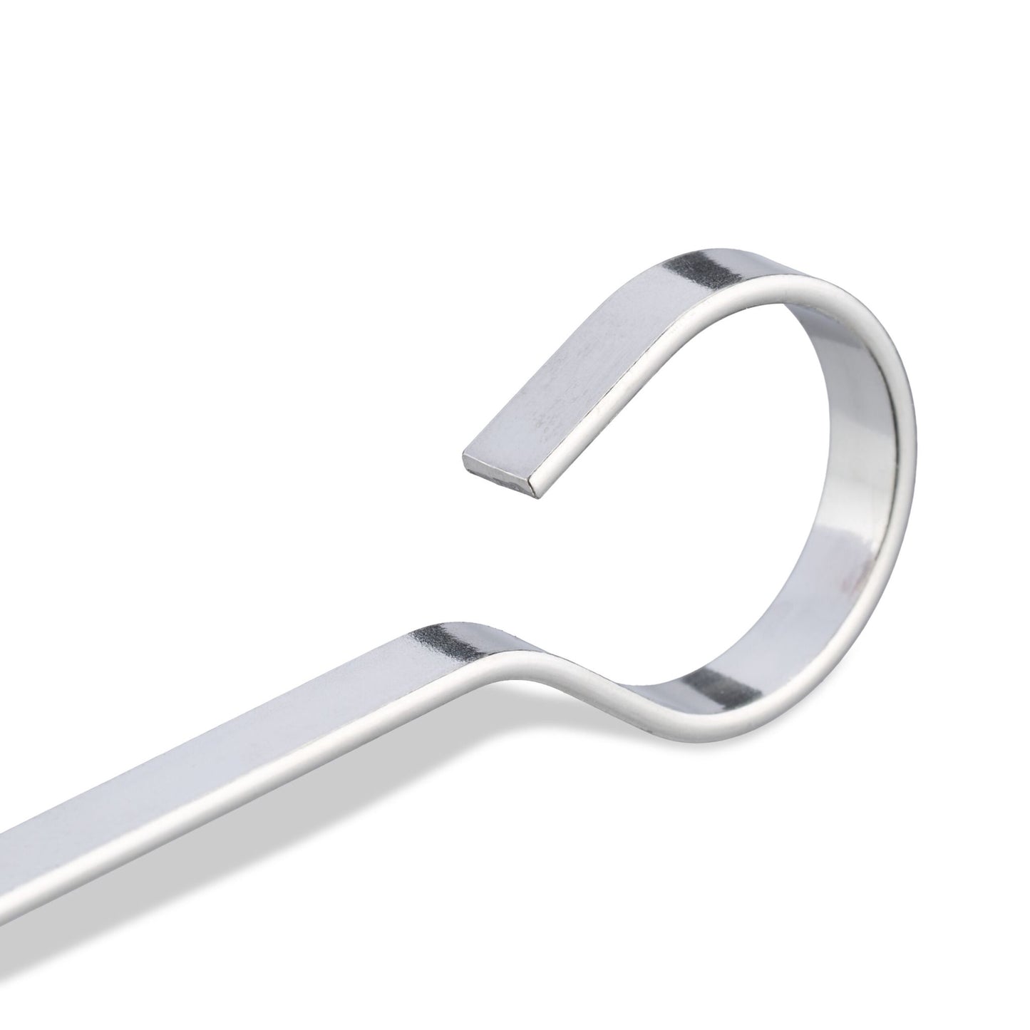 Stainless steel barbecue skewers in a set of 20