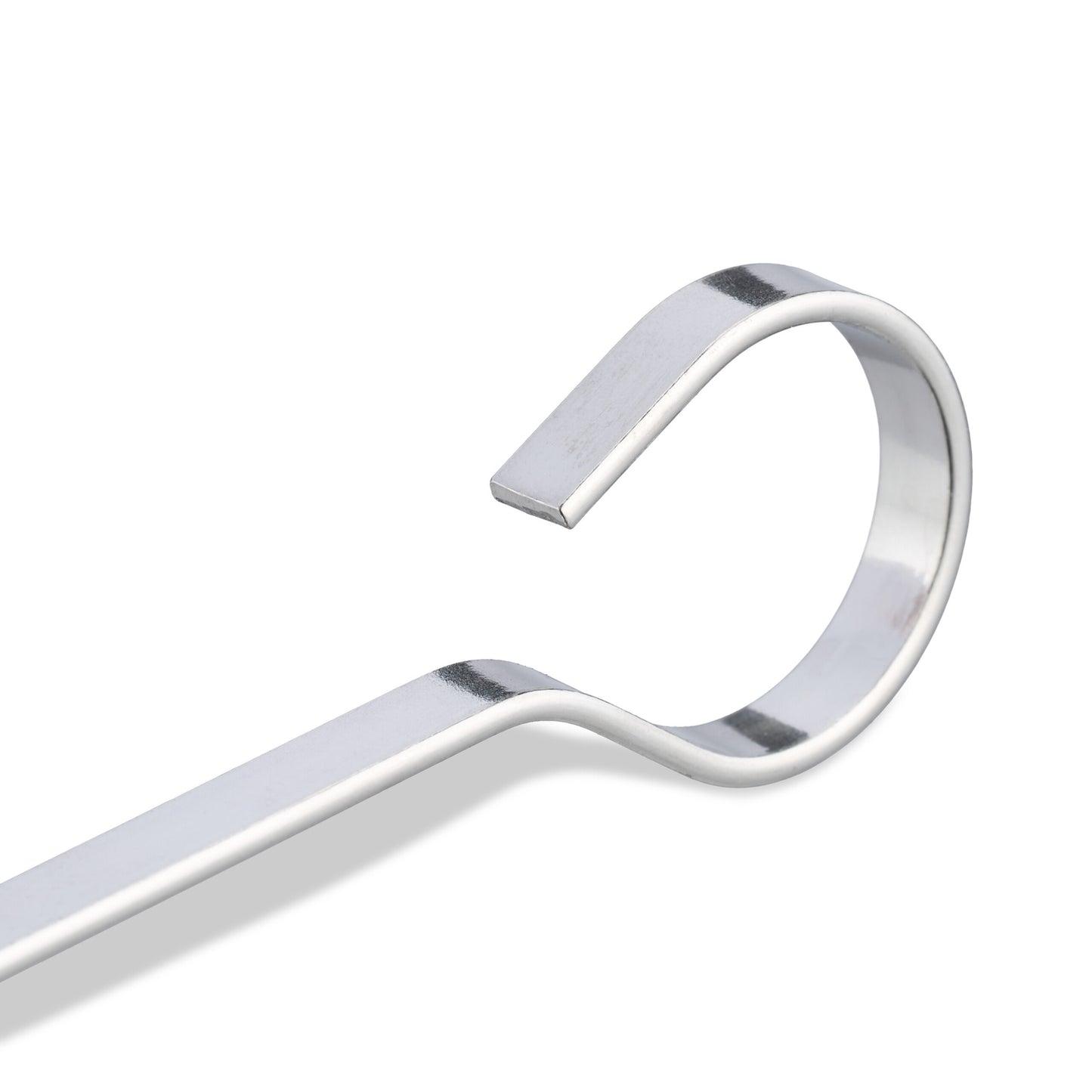 Stainless steel barbecue skewers in a set of 20