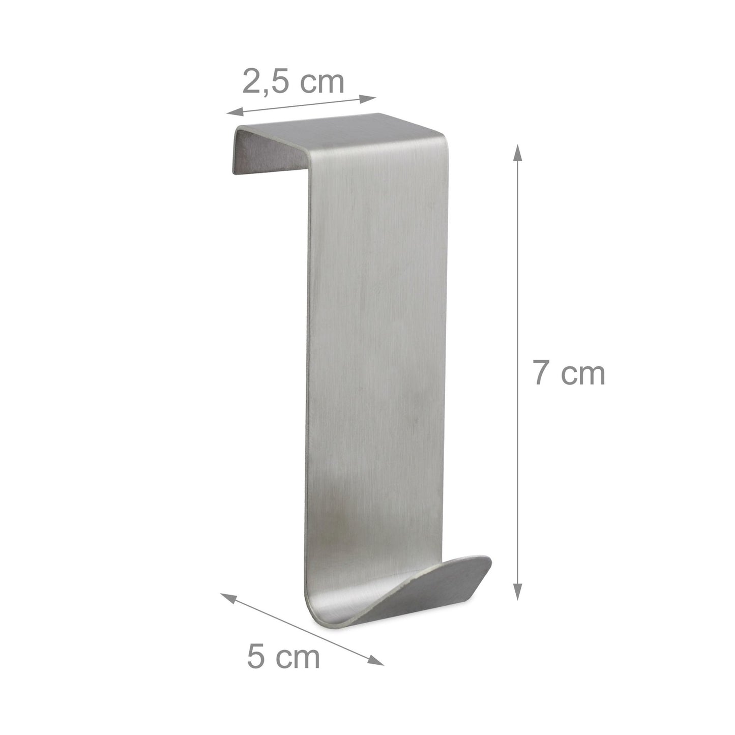 Stainless steel door hook - 4 pcs