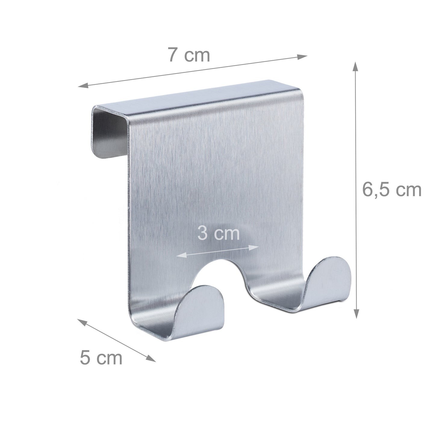 Stainless steel door hook - 4 pcs