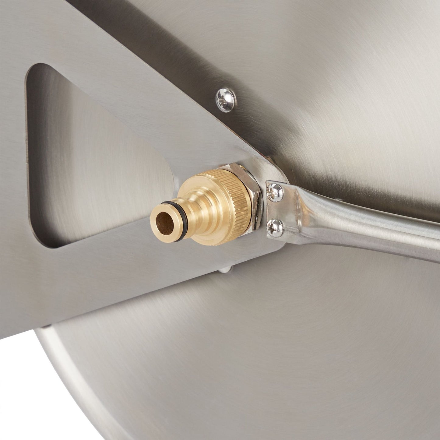 Stainless steel hose reel