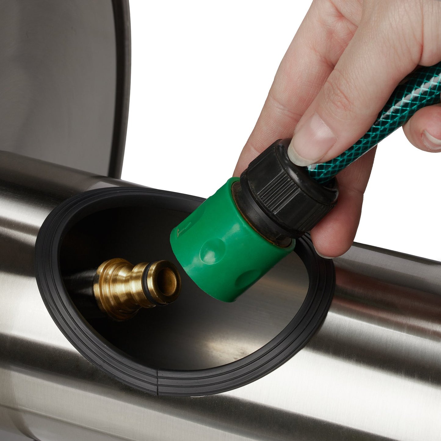 Stainless steel hose reel
