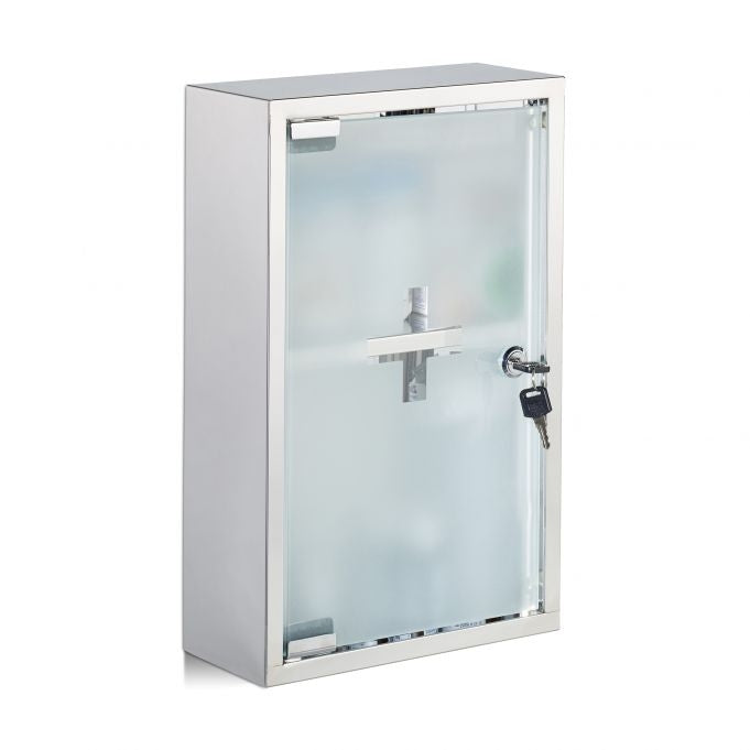 Stainless steel medicine cabinet