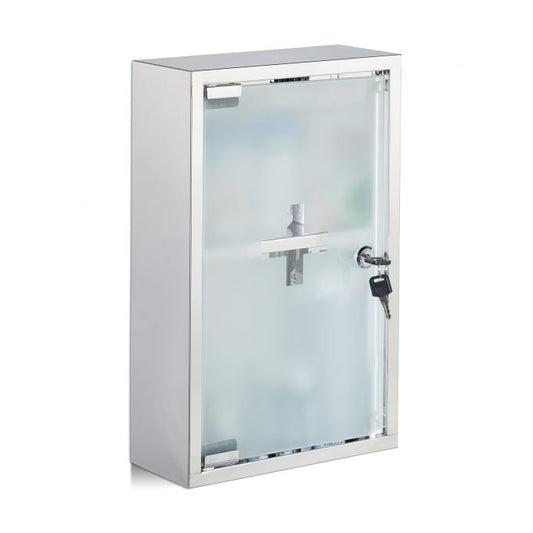 Stainless steel medicine cabinet