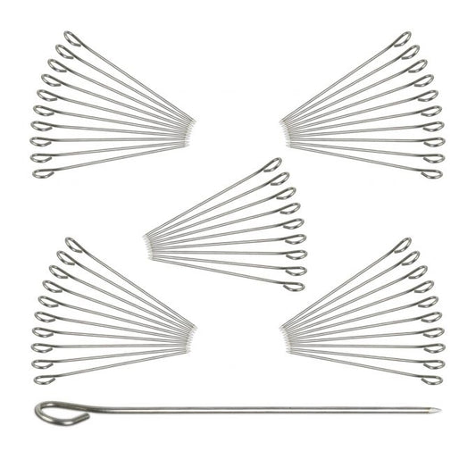 Stainless steel rolling pins - 50 pcs