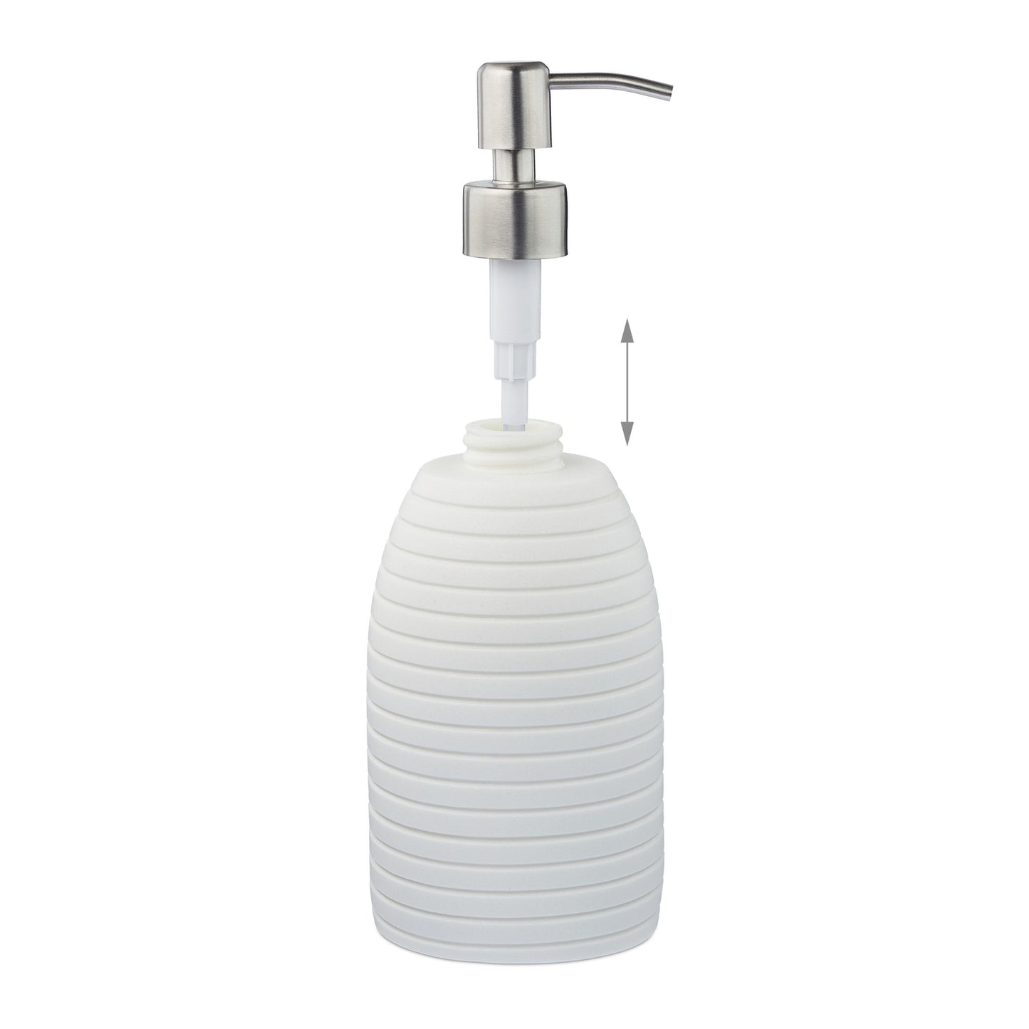 Stainless steel soap pump