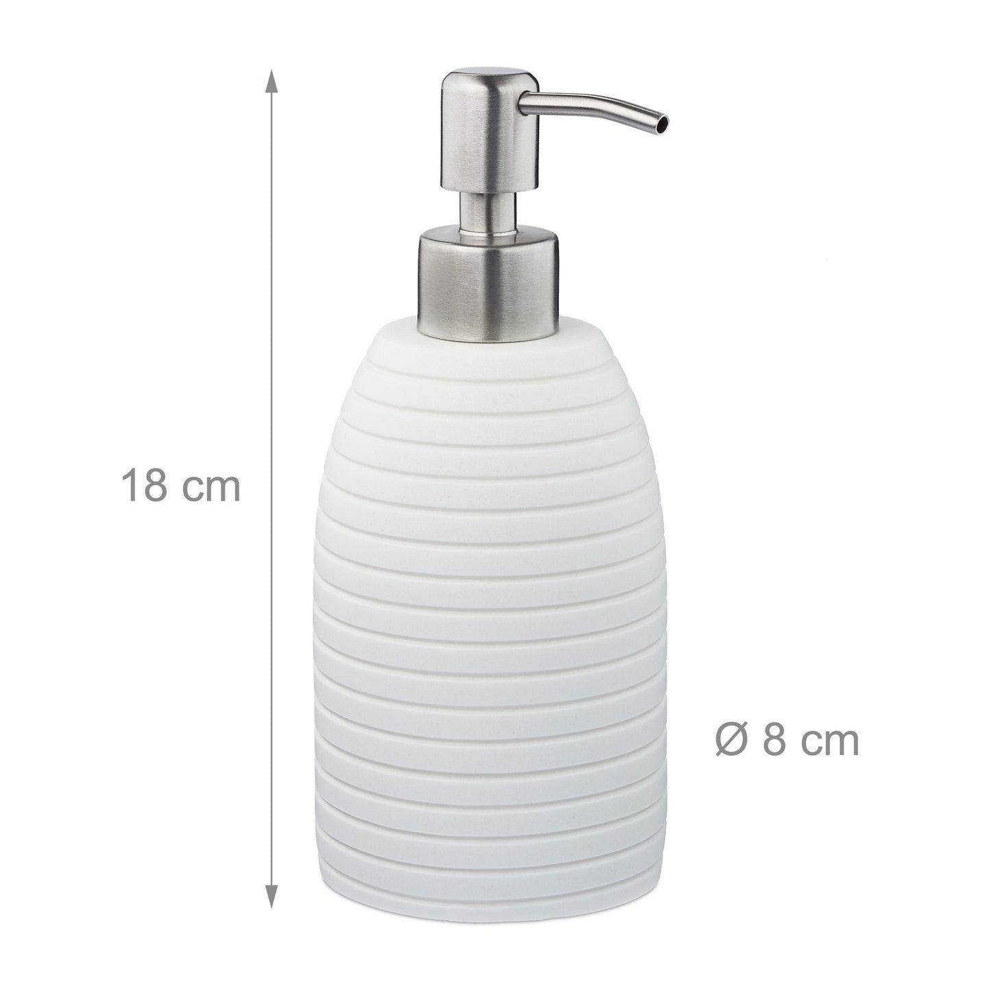 Stainless steel soap pump