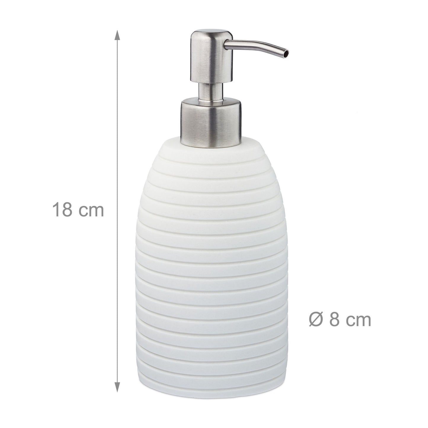 Stainless steel soap pump