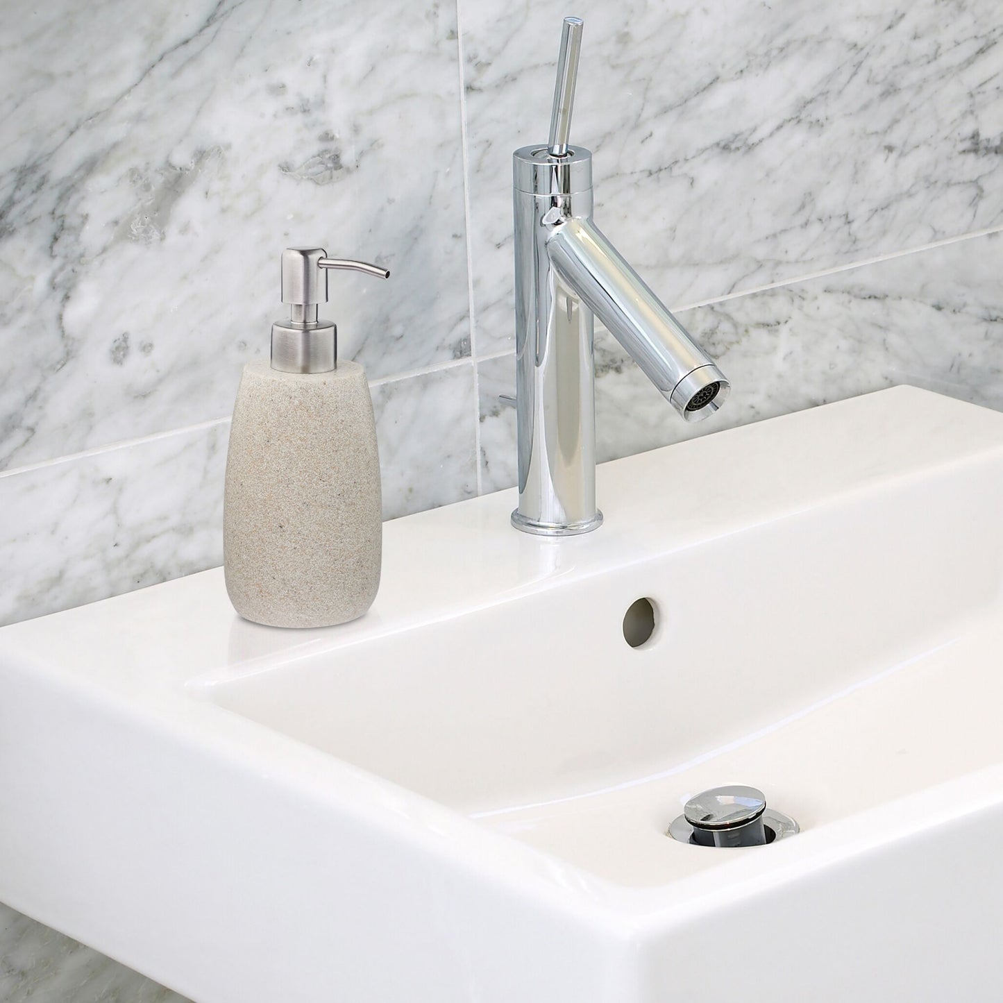 Stainless steel soap pump