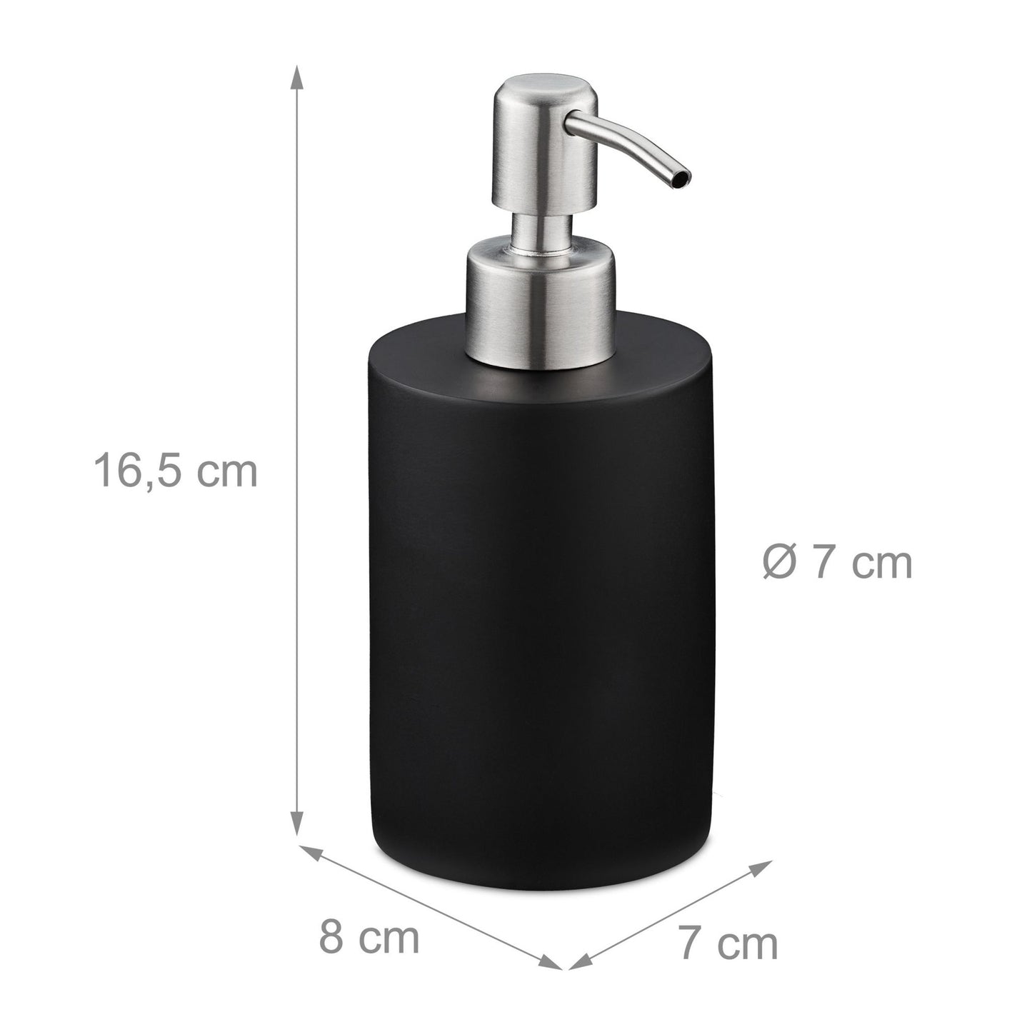 Stainless steel soap pump