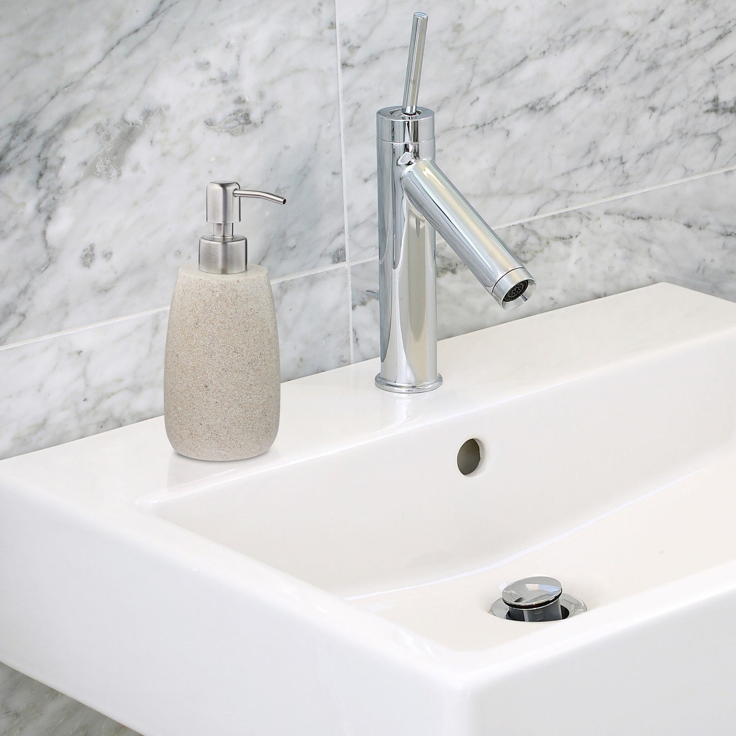 Stainless steel soap pump