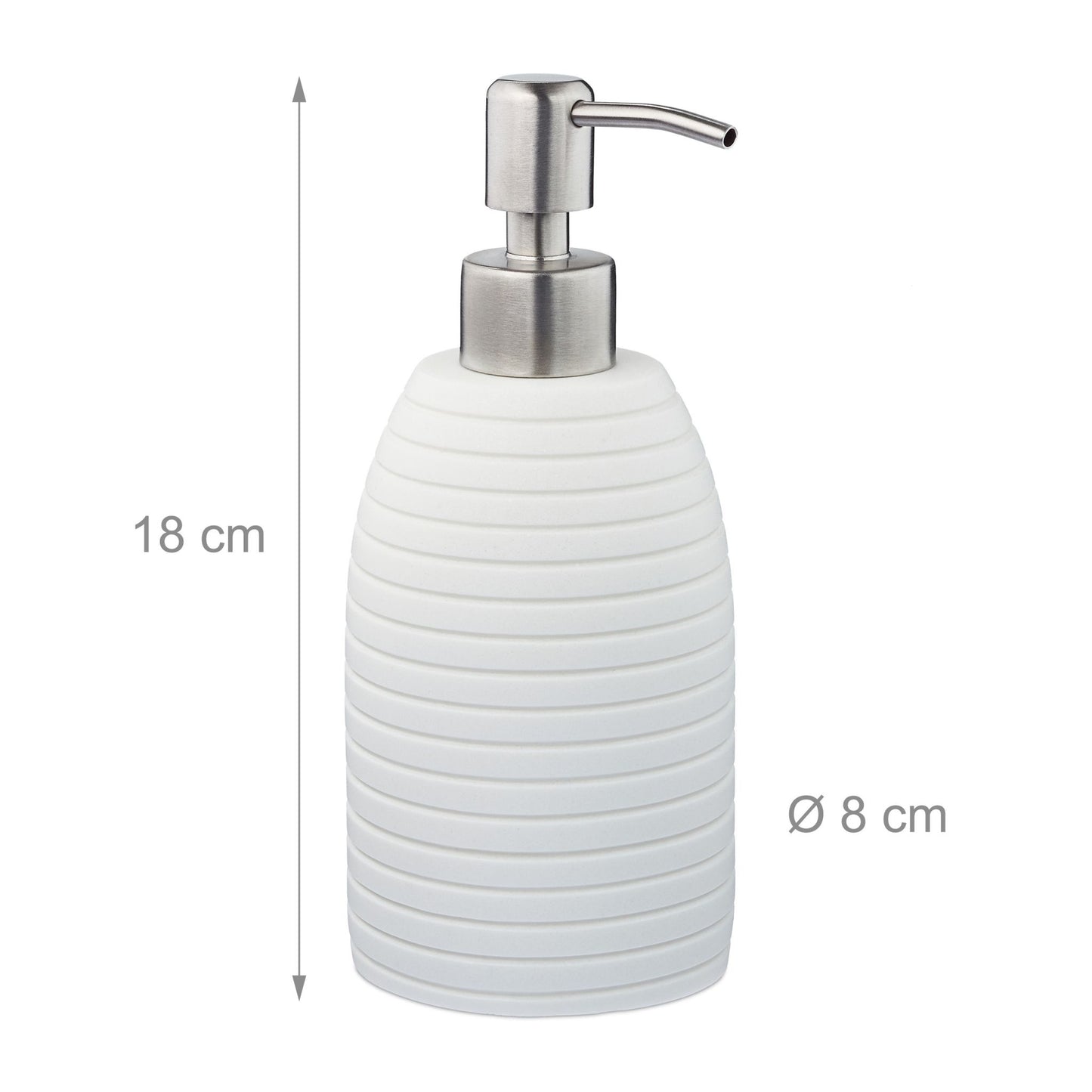 Stainless steel soap pump