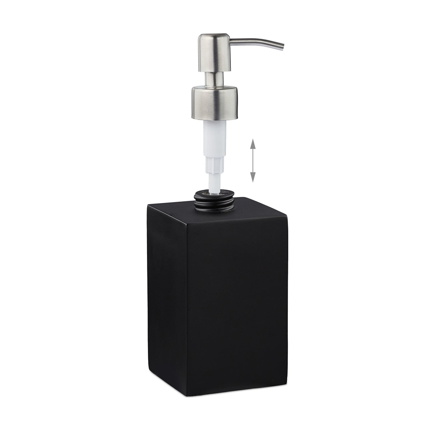 Stainless steel soap pump