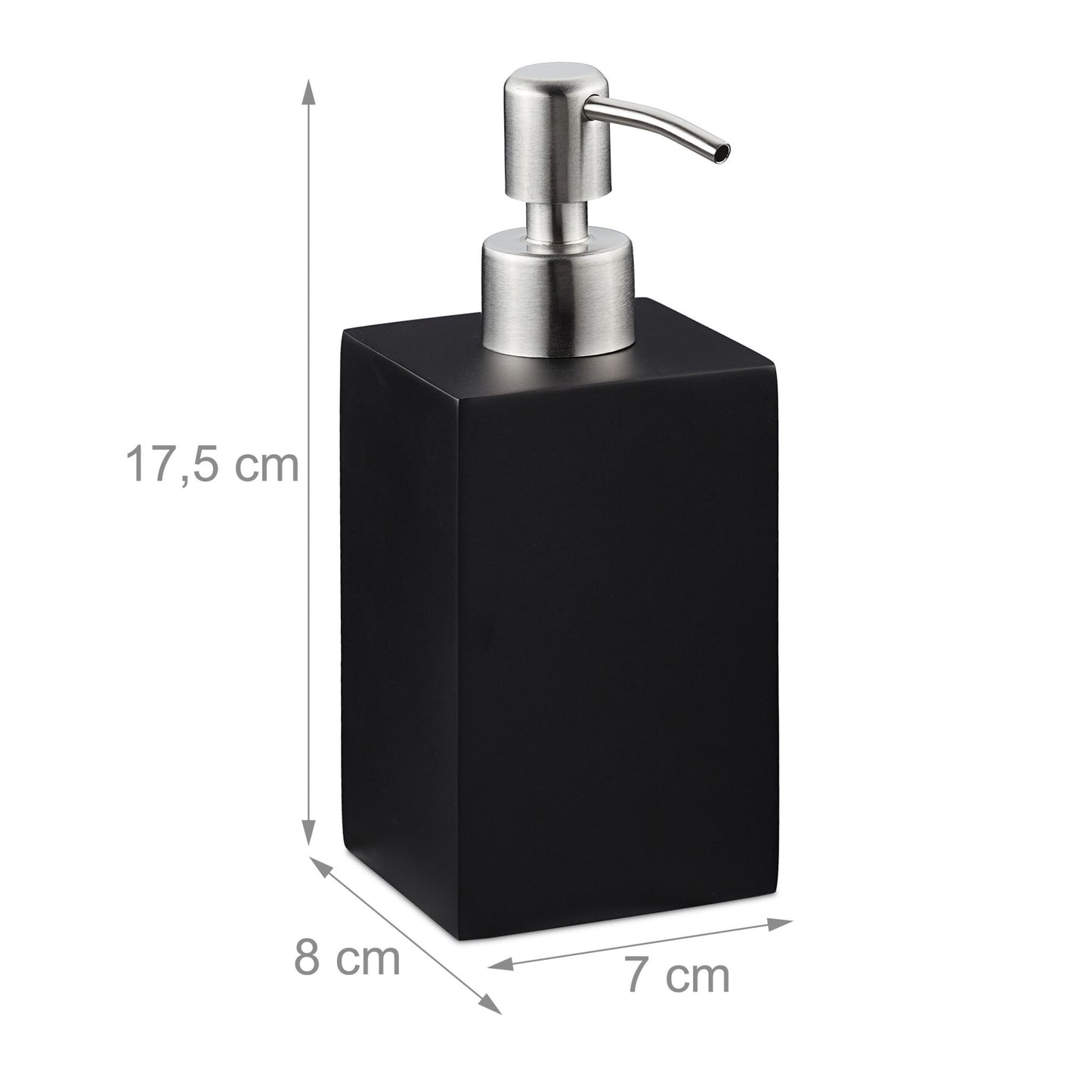 Stainless steel soap pump