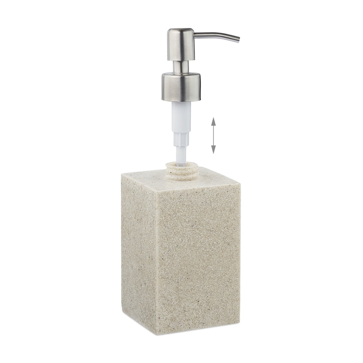Stainless steel soap pump