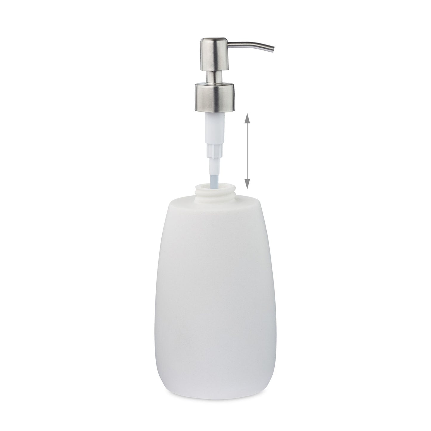 Stainless steel soap pump