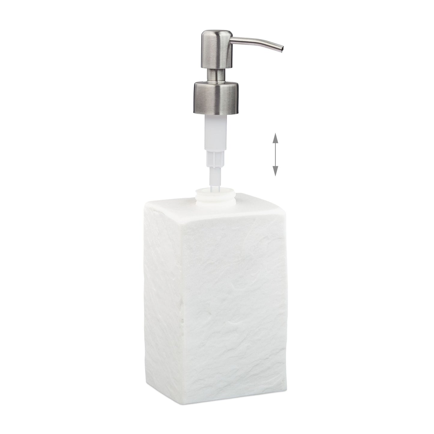Stainless steel soap pump