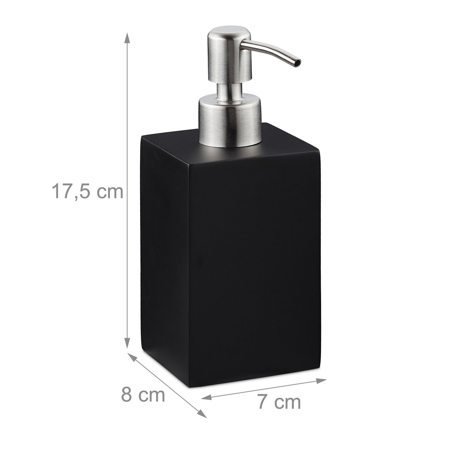 Stainless steel soap pump