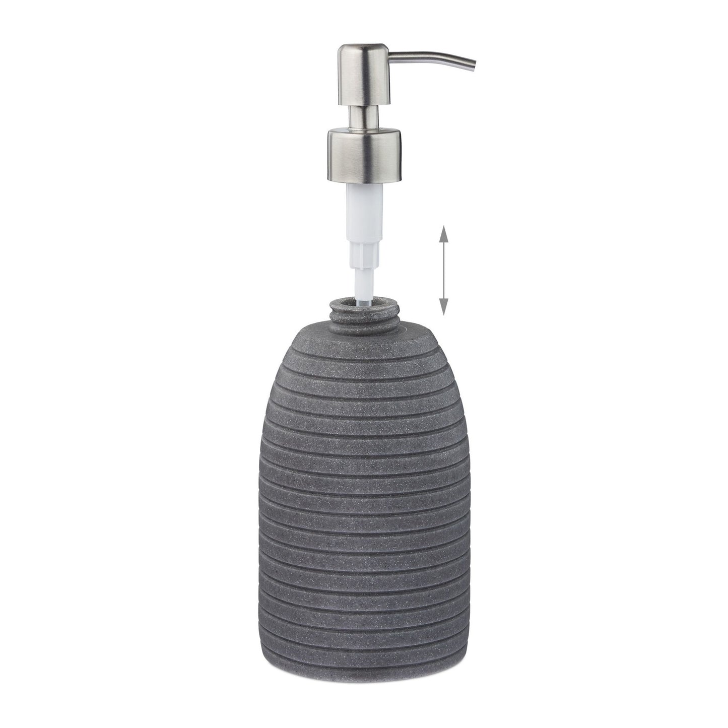 Stainless steel soap pump