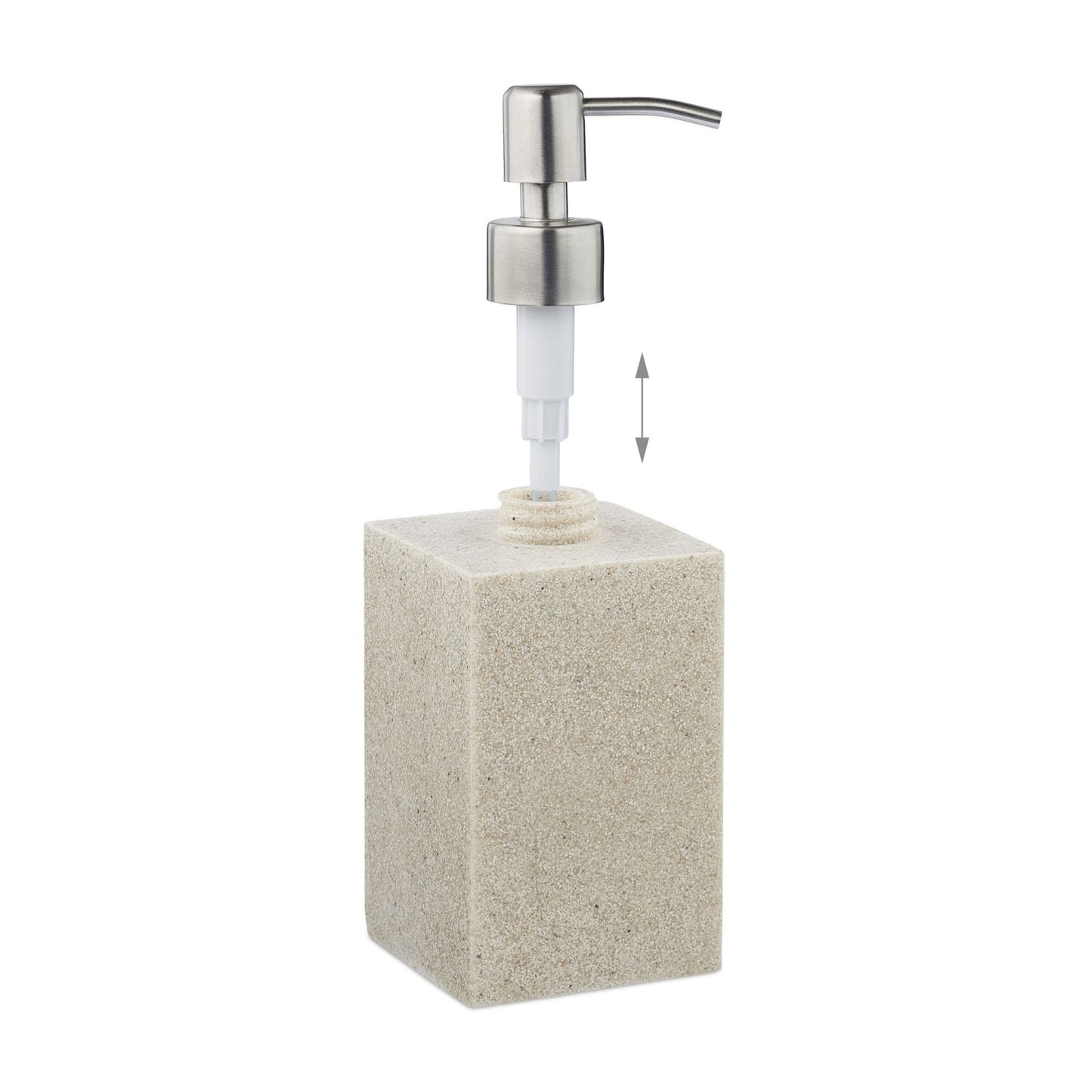 Stainless steel soap pump