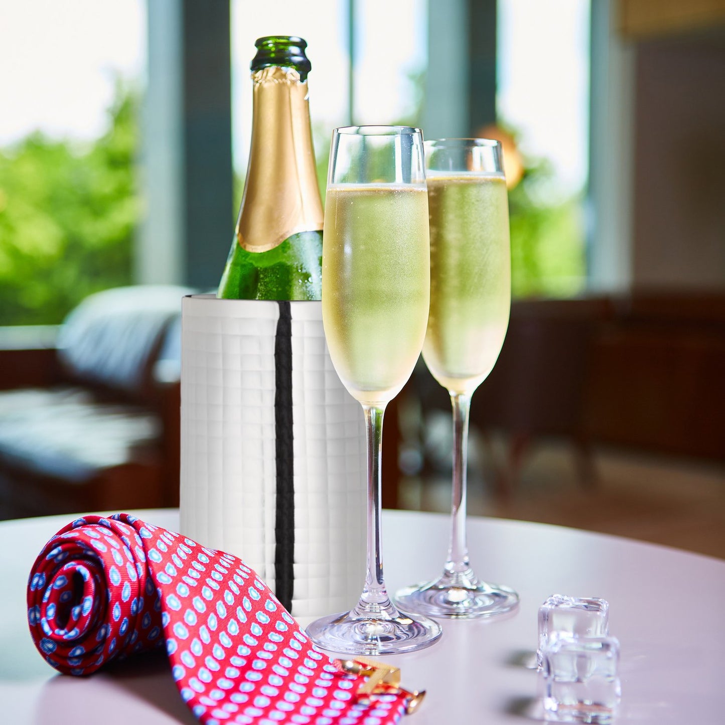 Stainless steel wine cooler