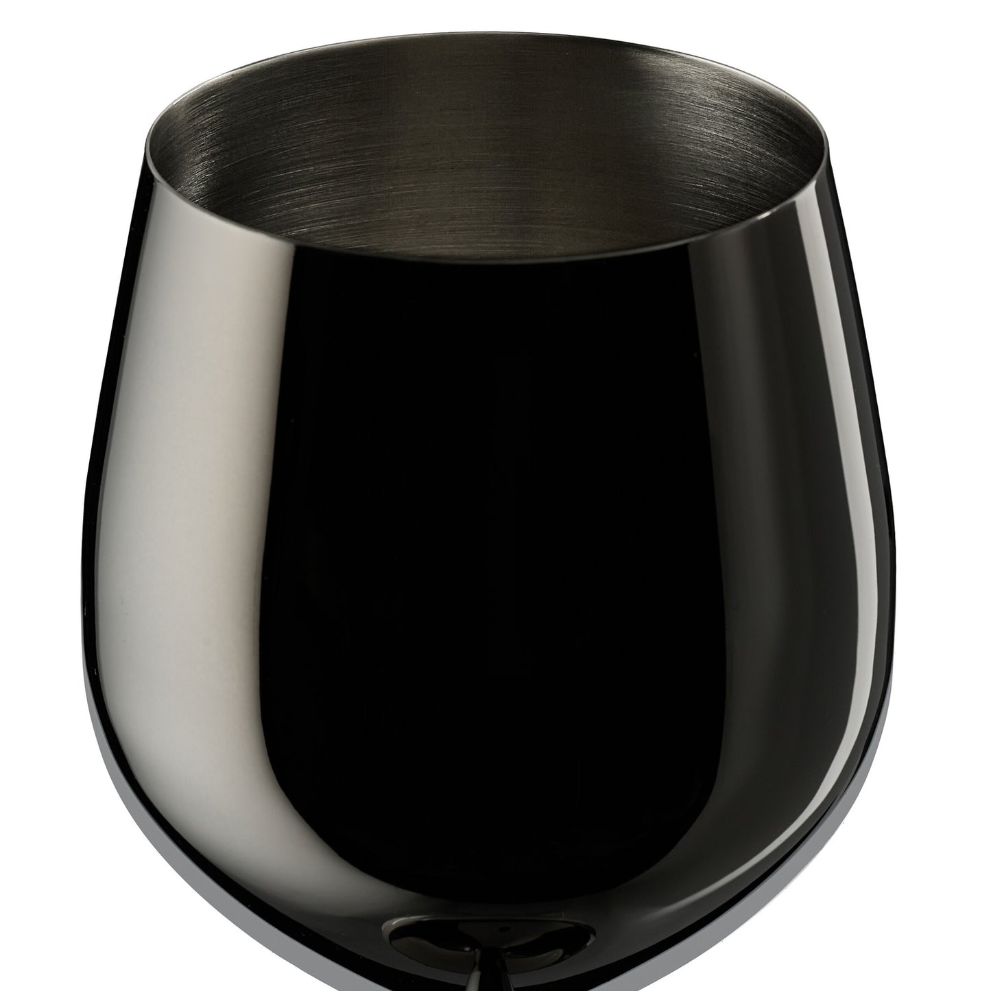Stainless steel wine glasses, set of 4