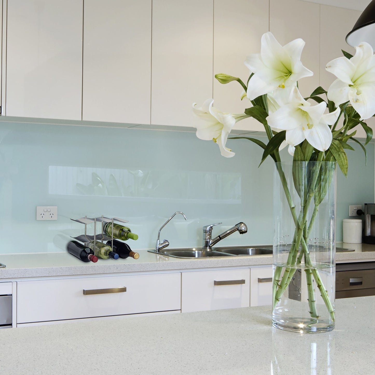 Stainless steel wine rack