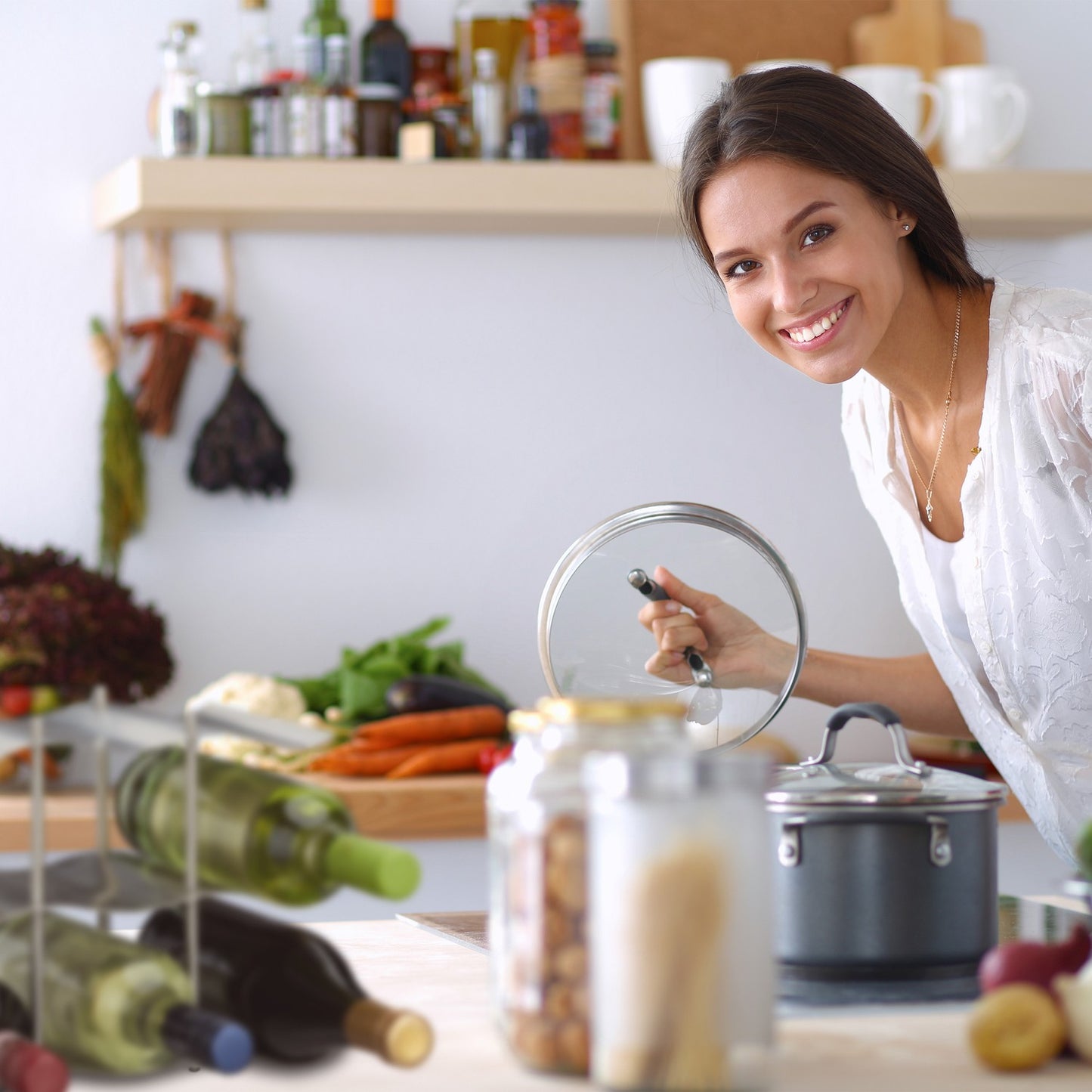 Stainless steel wine rack