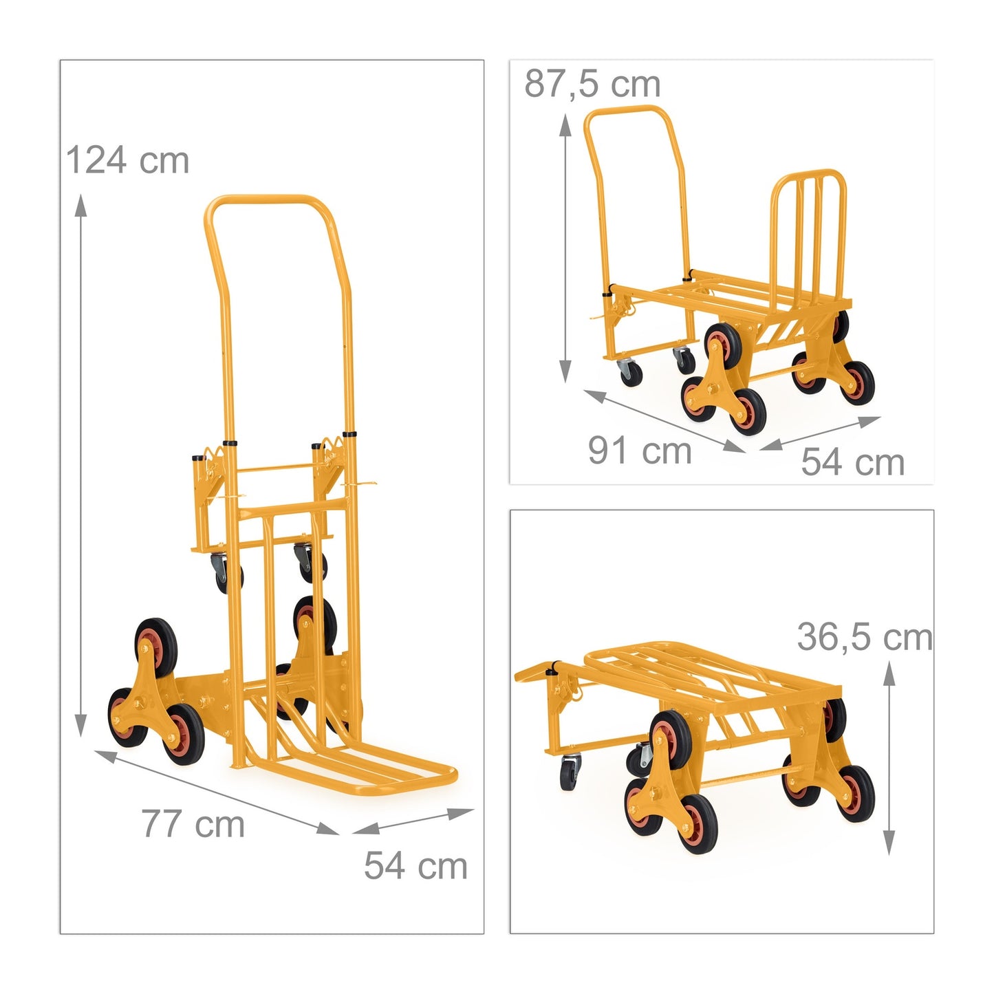 Stair Climbing Hand Truck Yellow