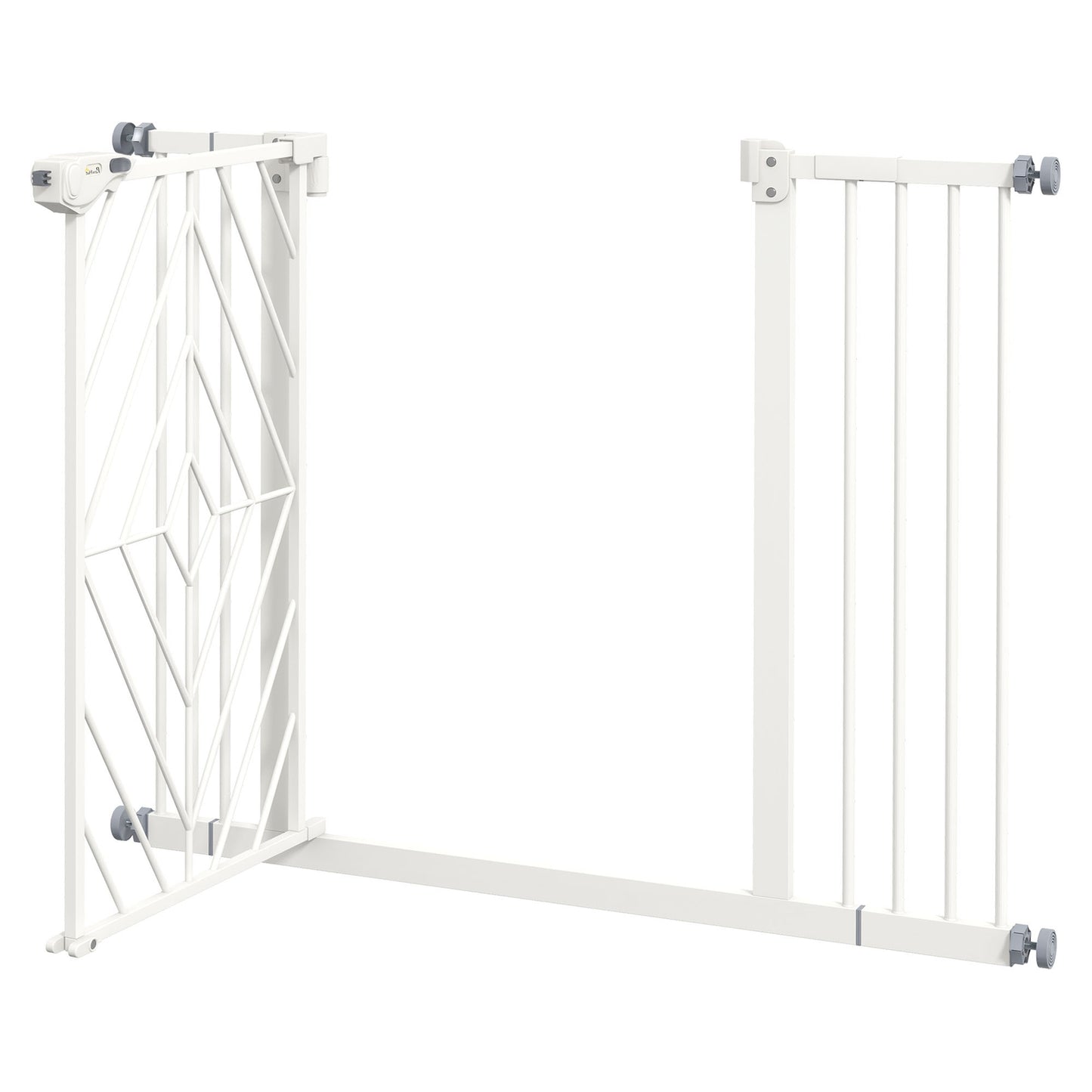 Automatic stair gate for dogs, drill-free barrier, 74-100cm