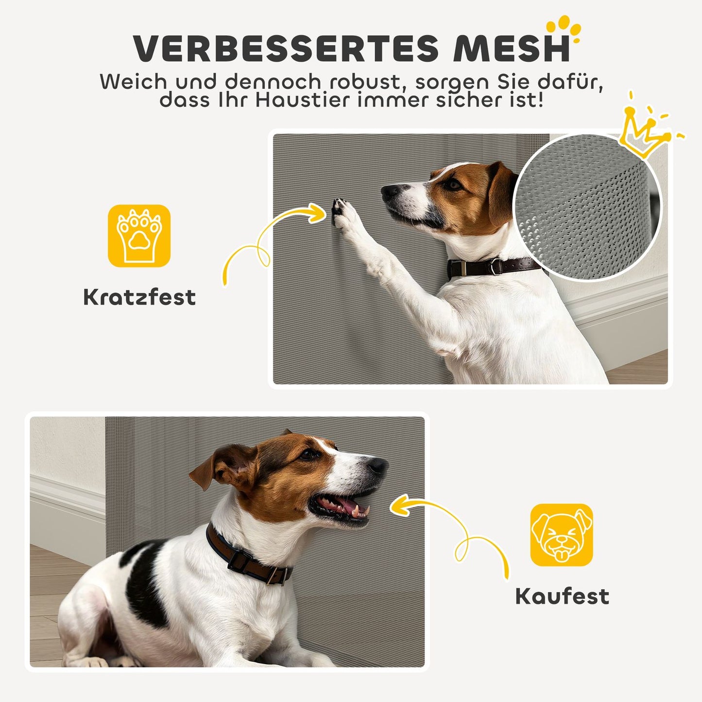 Retractable Pet Gate, Extendable 0-136cm, 87cm High
