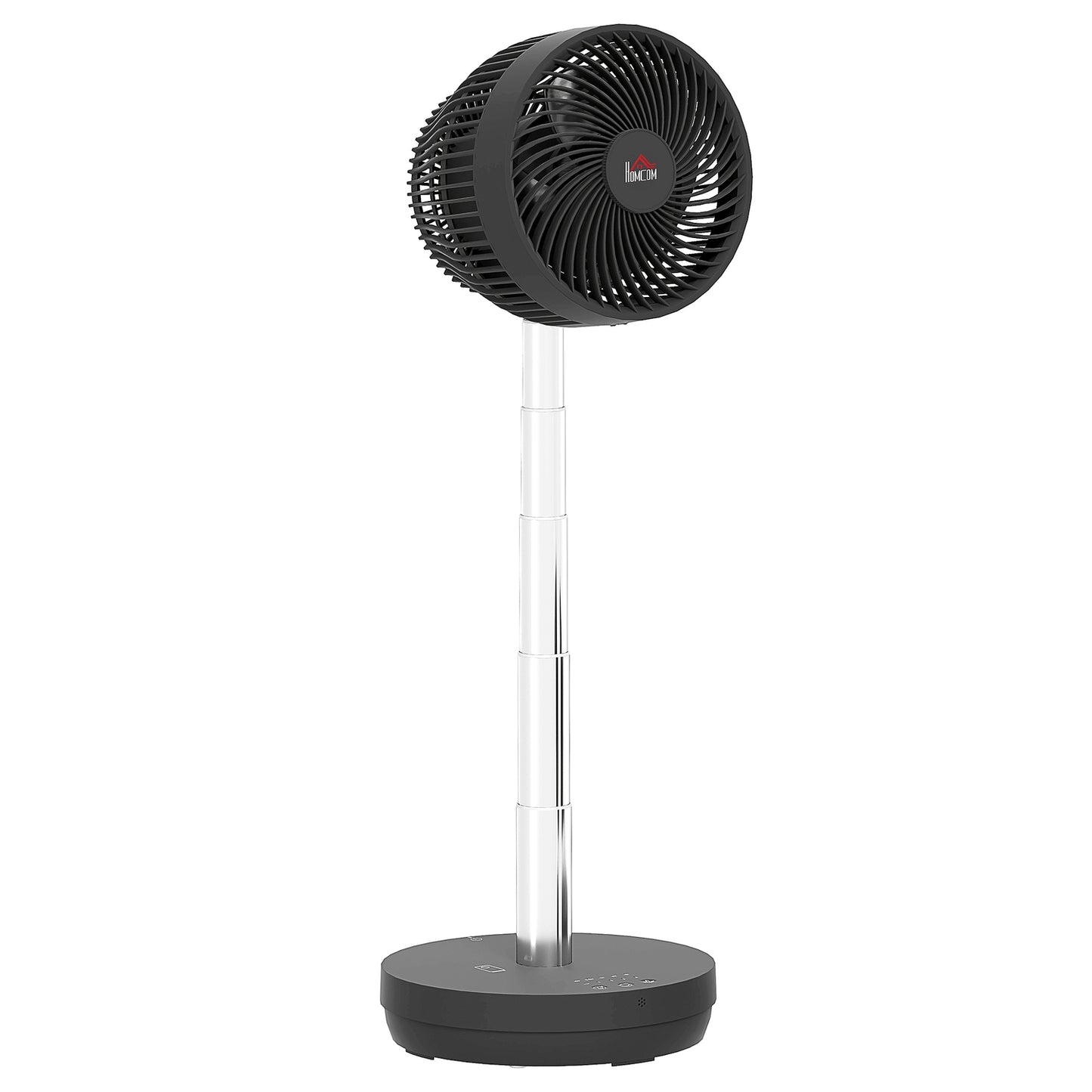 USB rechargeable stand fan with remote control and 10 speeds
