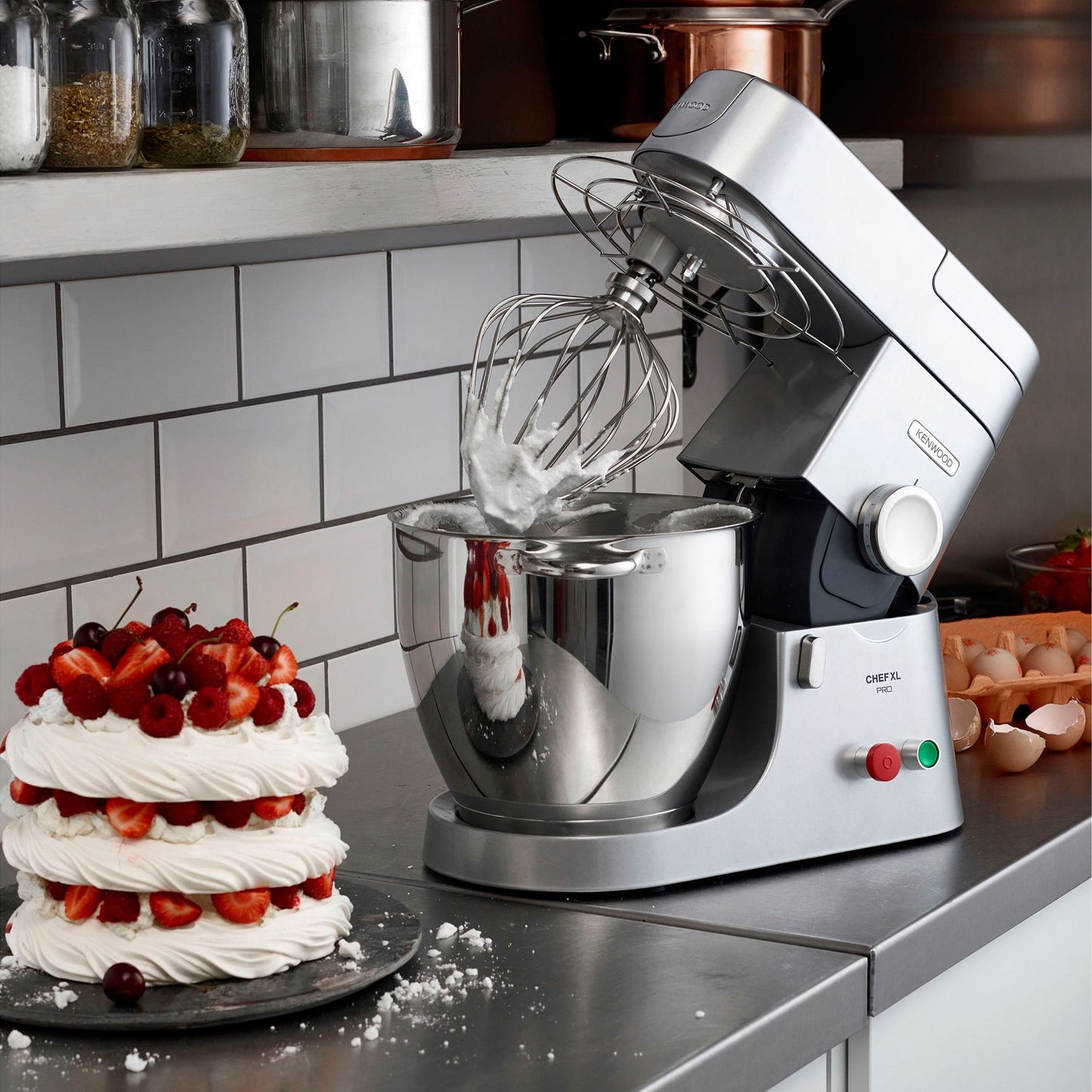 Stand Mixer 1700W, 6.7L Stainless Steel Bowl