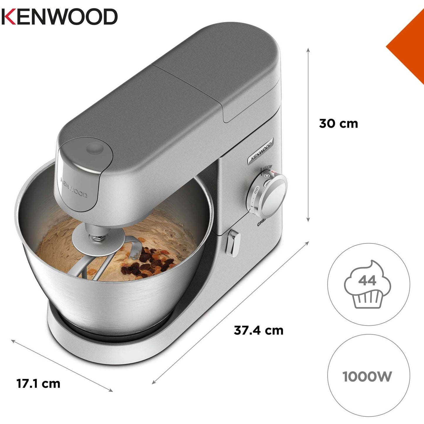 Stand Mixer 4.6L 1000W – Versatile Kitchen Tool